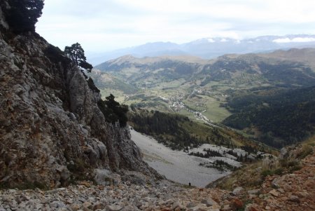 Dans la descente, Gresse et sa montagne