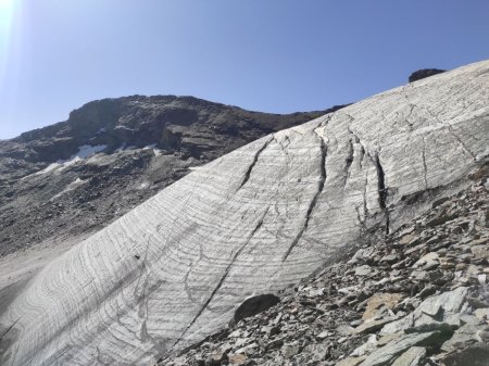 Montée en bord de glacier