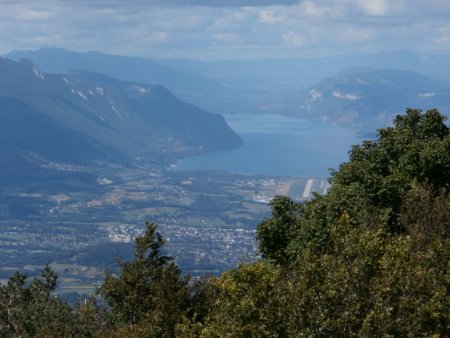 La vue sur le lac du Bourget.