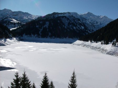 Le lac de Saint-Guerin.