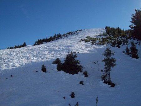 l’ancienne piste de ski