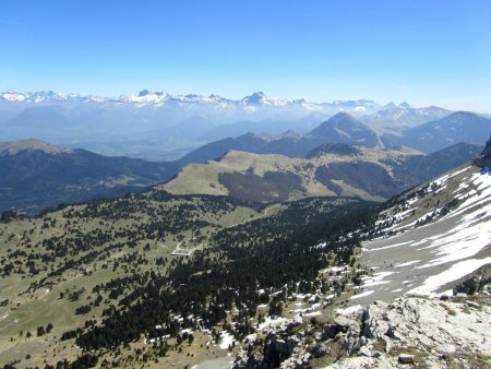 Le vallon de Combau, en panoramique.