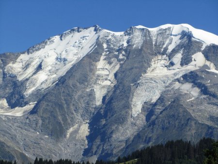 Les Dômes de Miage, versant val Montjoie.