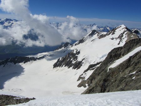 Le glacier des Quirlies et le Pic Bayle.