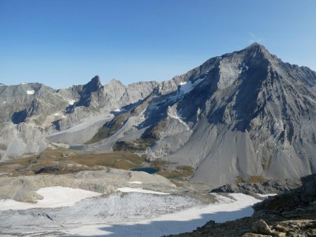 Le glacier de la Réchasse et la Grande Casse.