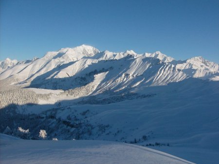 Vers le massif du Mont Blanc