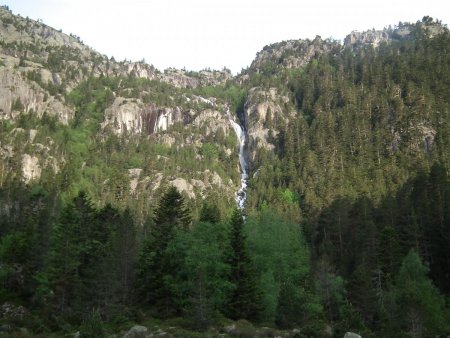 Cascade au pont du Cayan - Vallée du Marcadau