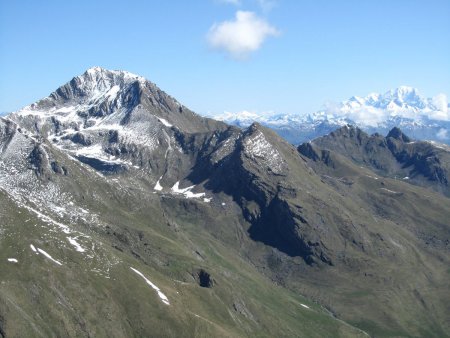 Le Cheval Noir et le Mont Blanc.