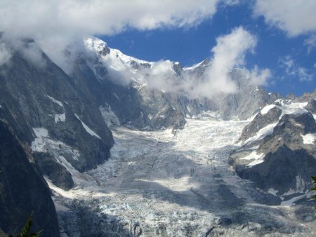 Le glacier de la Brenva.