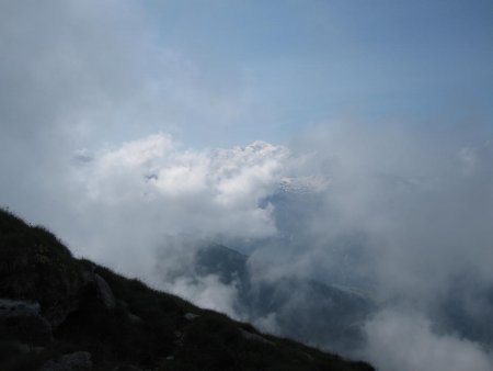Mont Blanc et nuages