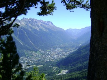 Vallée de Chamonix et massif des Aiguilles Rouges