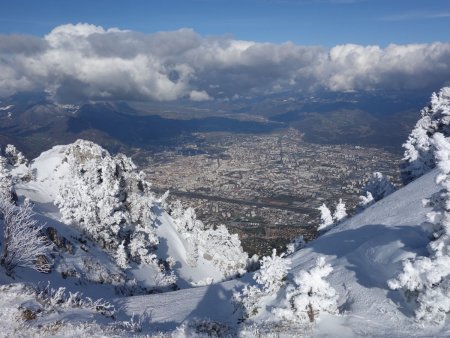 Une belle vue sur Grenoble...