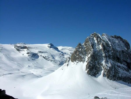 Glaciers et Aiguille de la Vanoise