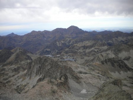 Vue du sommet sur Pic du Midi de Bigorre