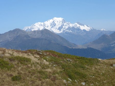 Mont Mirantin, col de La Bathie, Mont Blanc