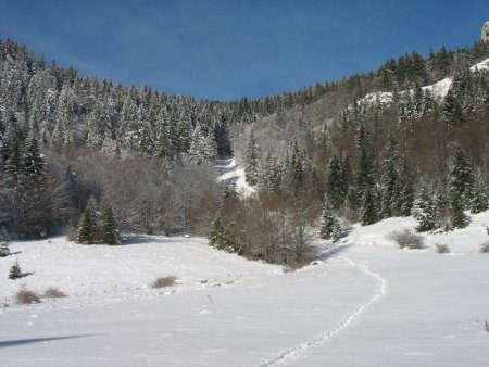 Col du Grapillon vu depuis l’alpage