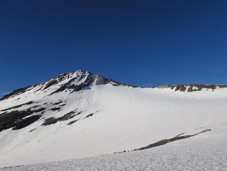 Glacier Lombard et l’aiguille du Goléon