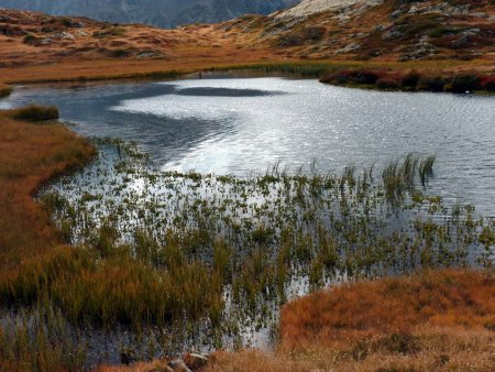 Lac en chemin sur le plateau.