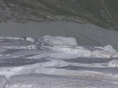 Sérac du glacier du Génépy.