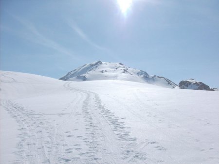 Montée vers le Petit Mont Blanc