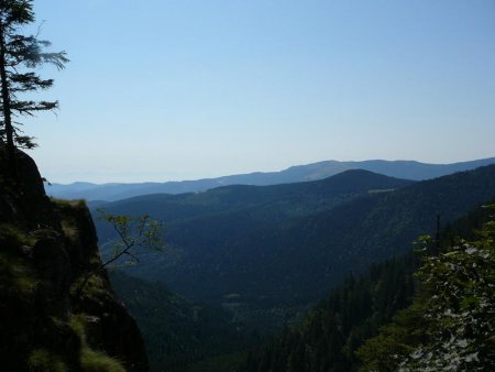 Les Vosges depuis le sentier des Roches