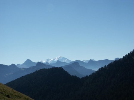 Mt Blanc vu du col du Câble