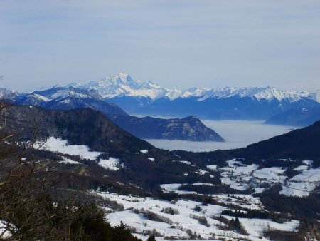 La Savoyarde, l’Arclusaz, le Mont Blanc