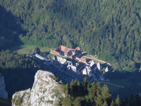 Le monastère vu du sommet
