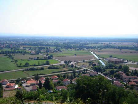 Panorama sur la plaine et le Pilat.