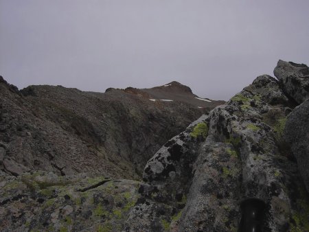 La Pointe de Confolens de la brèche point IGN 2761m.