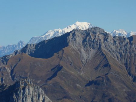 L’Arcalod, le Mont Blanc