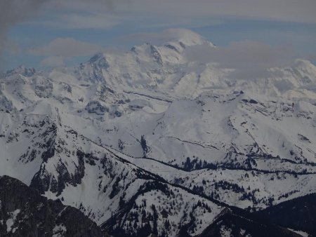 Le Mont Blanc se montre enfin.