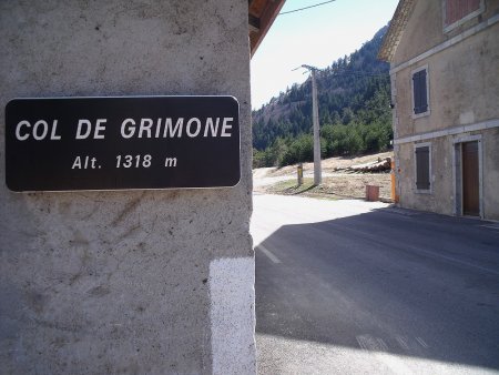 Col de Grimone altitude 1318m