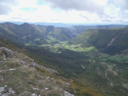 La Vallée de la Gervanne vers les Gorges d’Omblèze