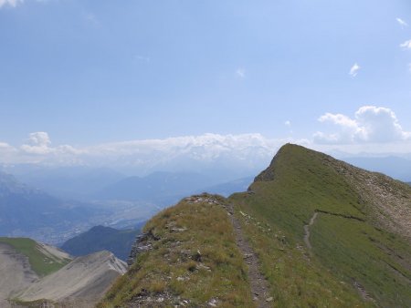 Le Mont Blanc dans le rétro.