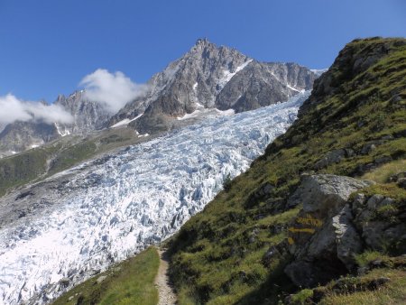 Glacier des Bossons, Aiguille du Midi.