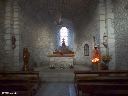 Intérieur de la Chapelle St-Bruno