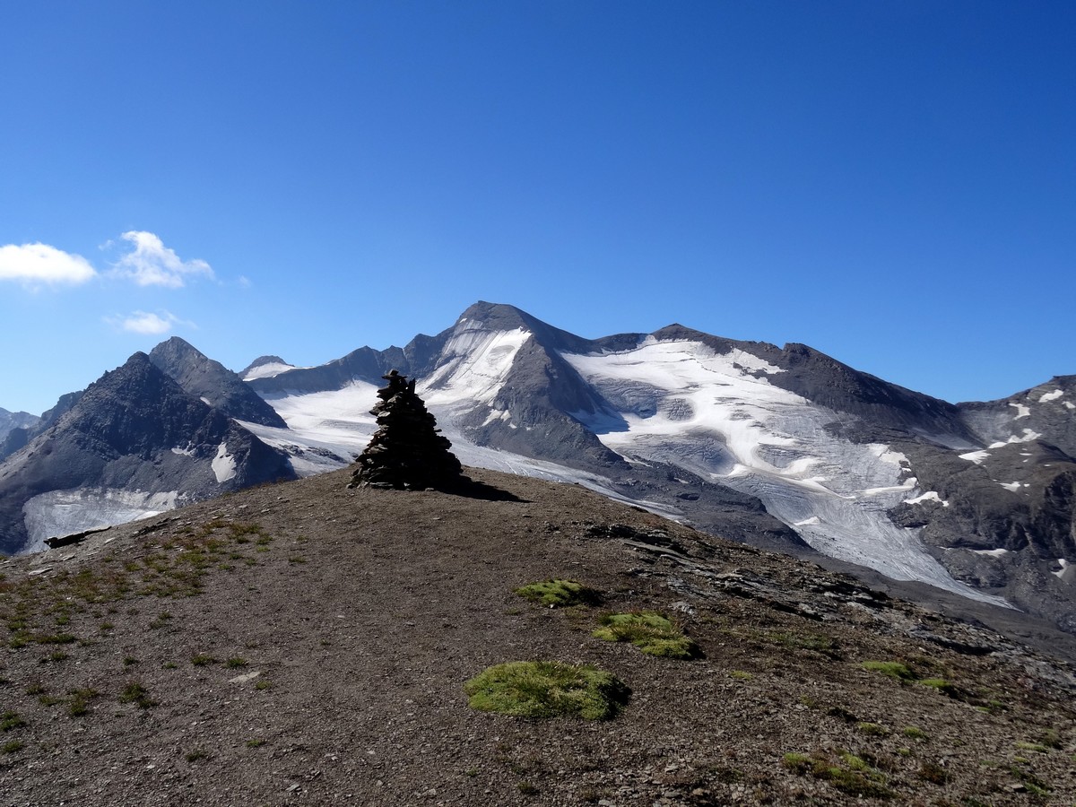 Pointe 3018 et Grand Cocor (3034m) en traversée du col de la Lose au col de la Galise - Randonnée Alpes grées (ou Alpes graies) - Val-d'Isère