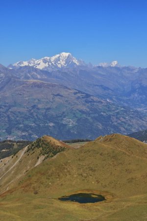 Lac Bovet et Mont Blanc