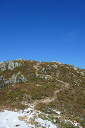 Le dernier raidillon avant d’atteindre le sommet d’Høgstefjellet.