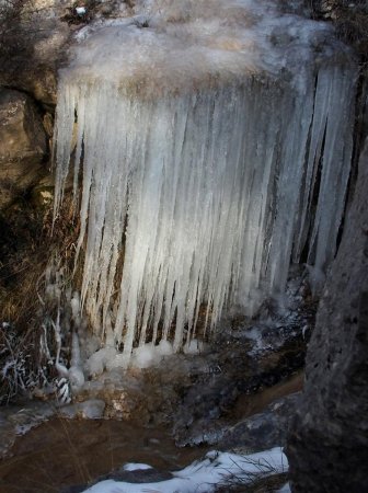 Petite cascade de stalactites