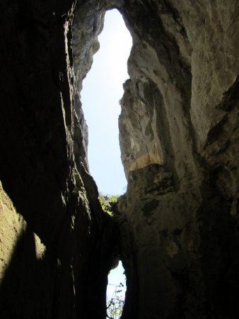Dans la grotte d’Orjobet.