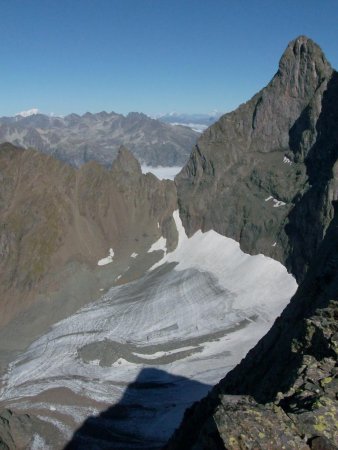 le glacier de Freydane et le grand pic