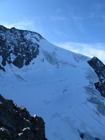 Vue du col des Roches (3435 m).