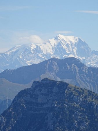 Dent de Rossanaz, Trélod et Mont Blanc
