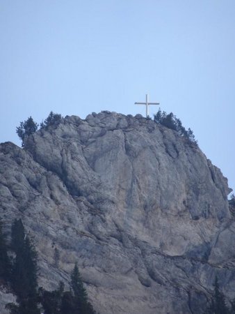 Ravins de La Lavanche : croix de Rossanaz