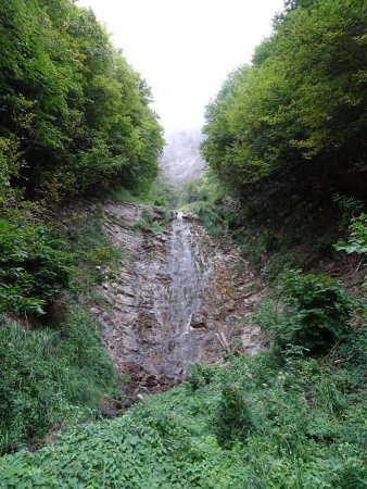 Ruisseau du Plan Cruet : au-dessus de la cascade des Moulins