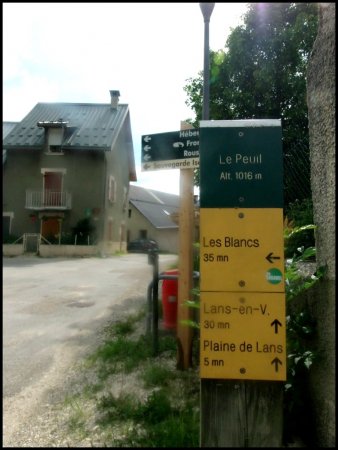Le Peuil commune de Lans-en-Vercors.