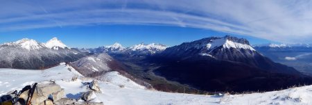 Sommet du Mont Morbié, panorama