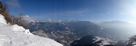 Face au Mont Blanc..la pause s’impose